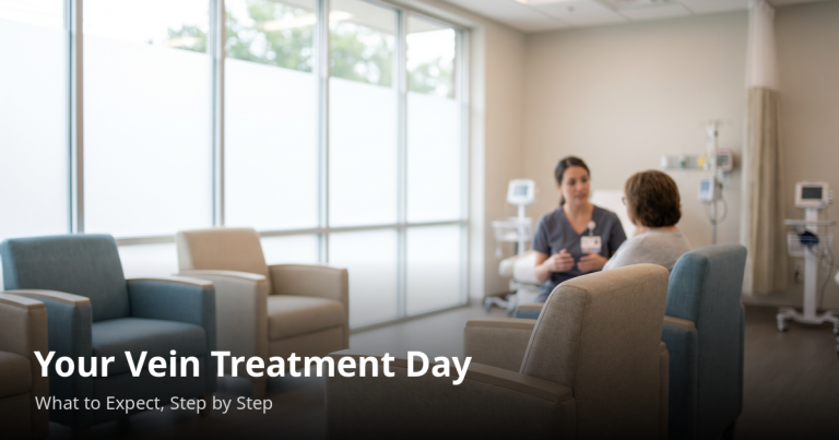Read more about the article What to Expect on Varicose Vein Treatment Day — and After
